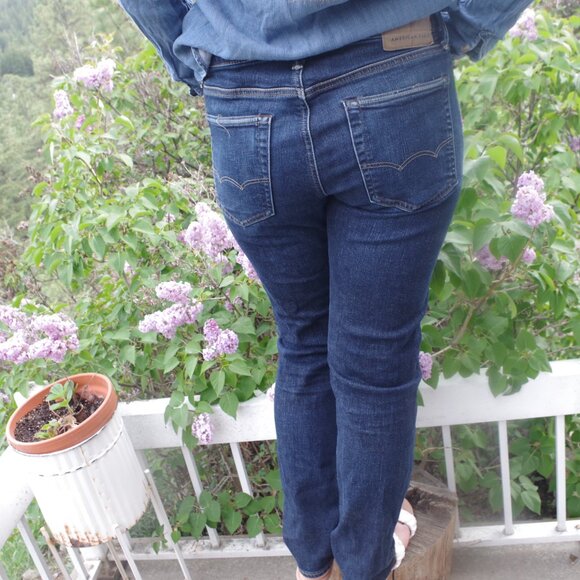 New American Eagle Next Level Air Flex  Slim Straight Ladies Jeans - Picture 5 of 6